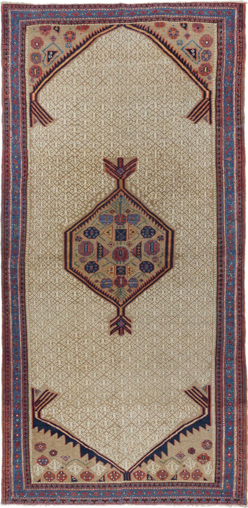 Antique Sarab Rug 4 5 x 8 11 