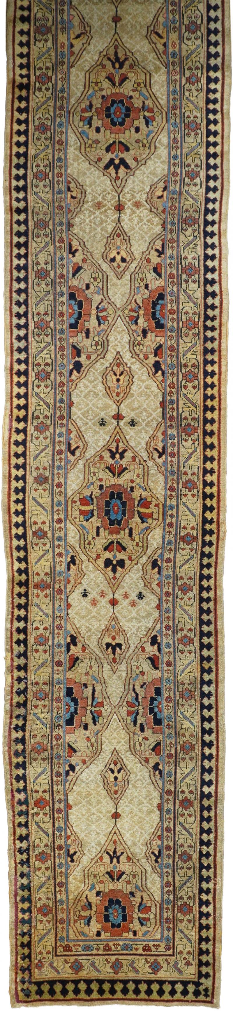 Antique Sarab Runner 3 5 x 17 9 
