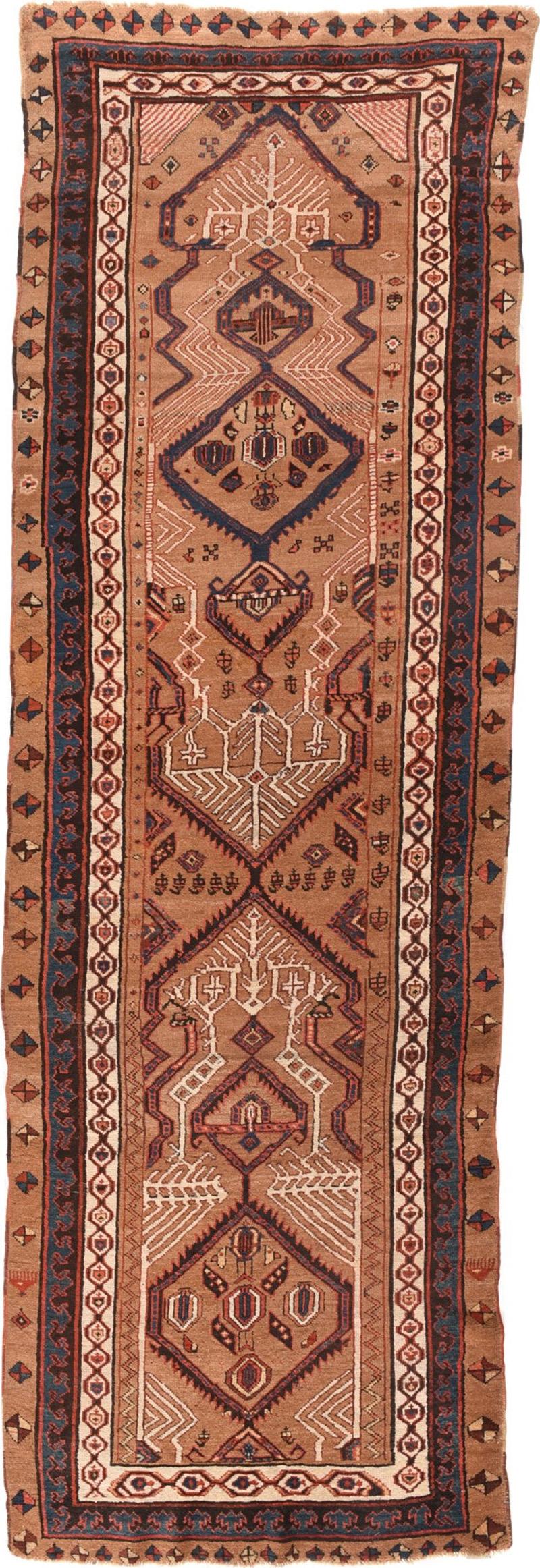 Antique Sarab Runner 3 6 x 11 0 