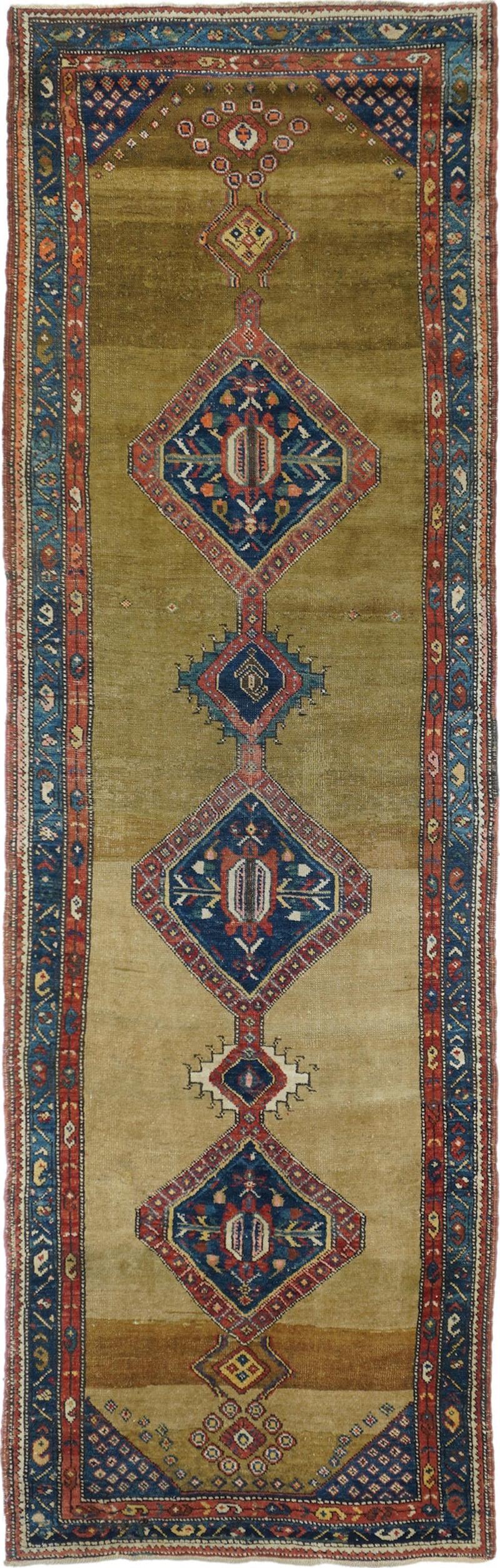 Antique Sarab Runner 3 6 x 11 4 
