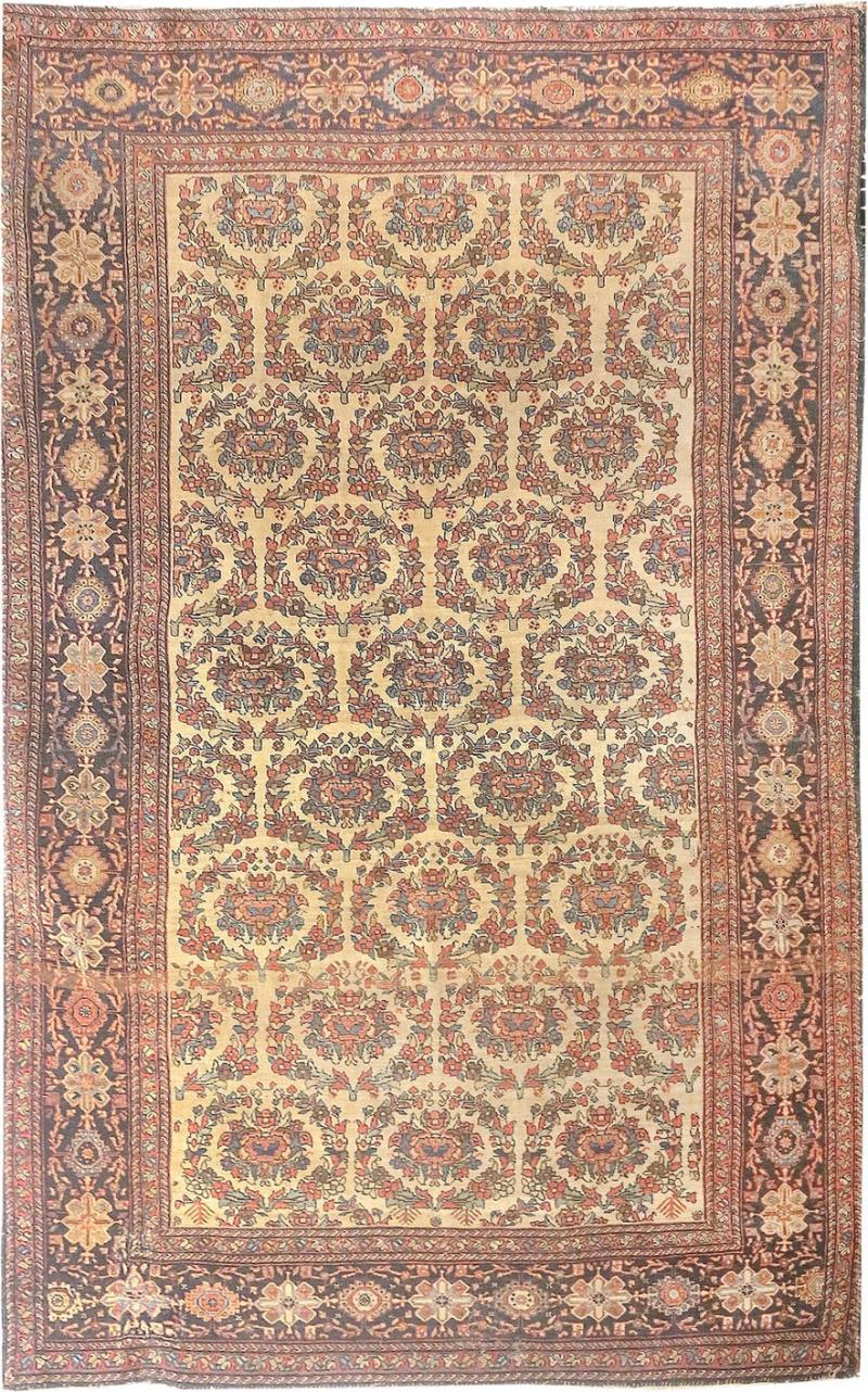 Antique Sarouk Rug 4 1 x 6 6 