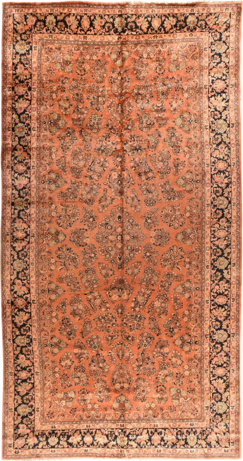 Antique Sarouk Rug 8 11 x 17 8 