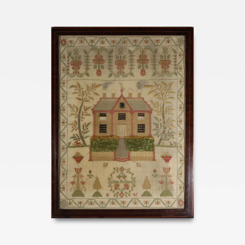 Antique Scottish Sampler 1805 by Eliza McKune