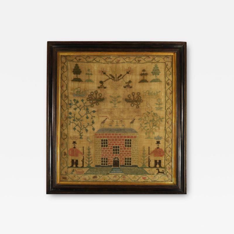 Antique Scottish Sampler 1813 by Erskine Wade Sinclair