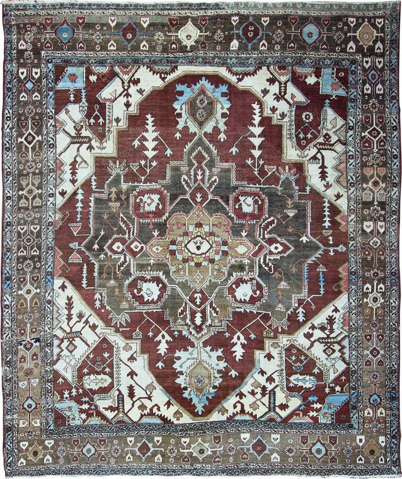 Antique Serapi Carpet Persia Circa 1910 1920 93 x 11 