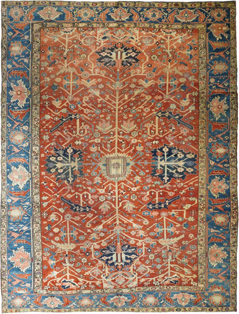 Antique Serapi Rug 10 1 x 13 5 