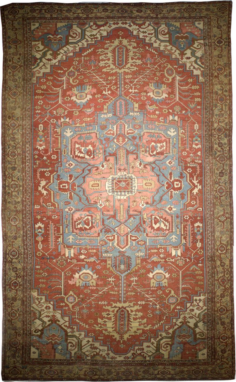 Antique Serapi Rug 110 x 186