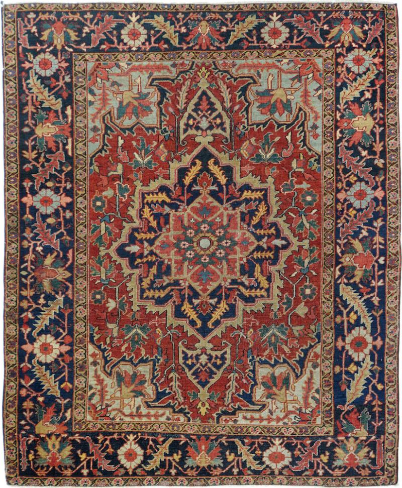 Antique Serapi Rug 410 x 60