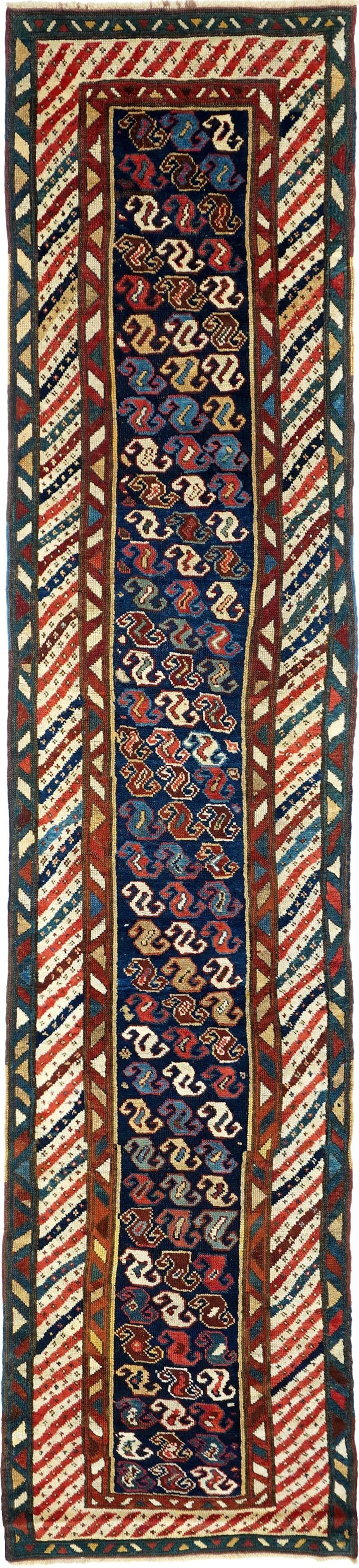 Antique Shasavan Runner 2 10 x 12 0 