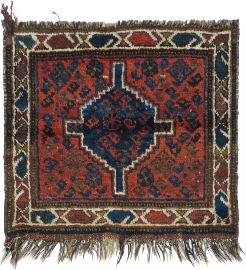 Antique Shiraz Rug 22 x 25