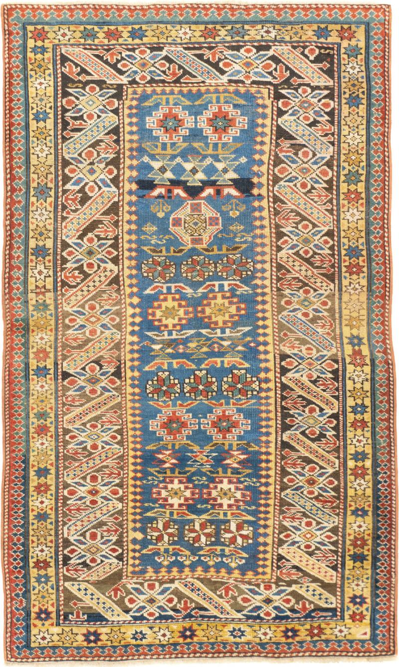 Antique Shirvan Chichi Rug 3 9 x 6 2 