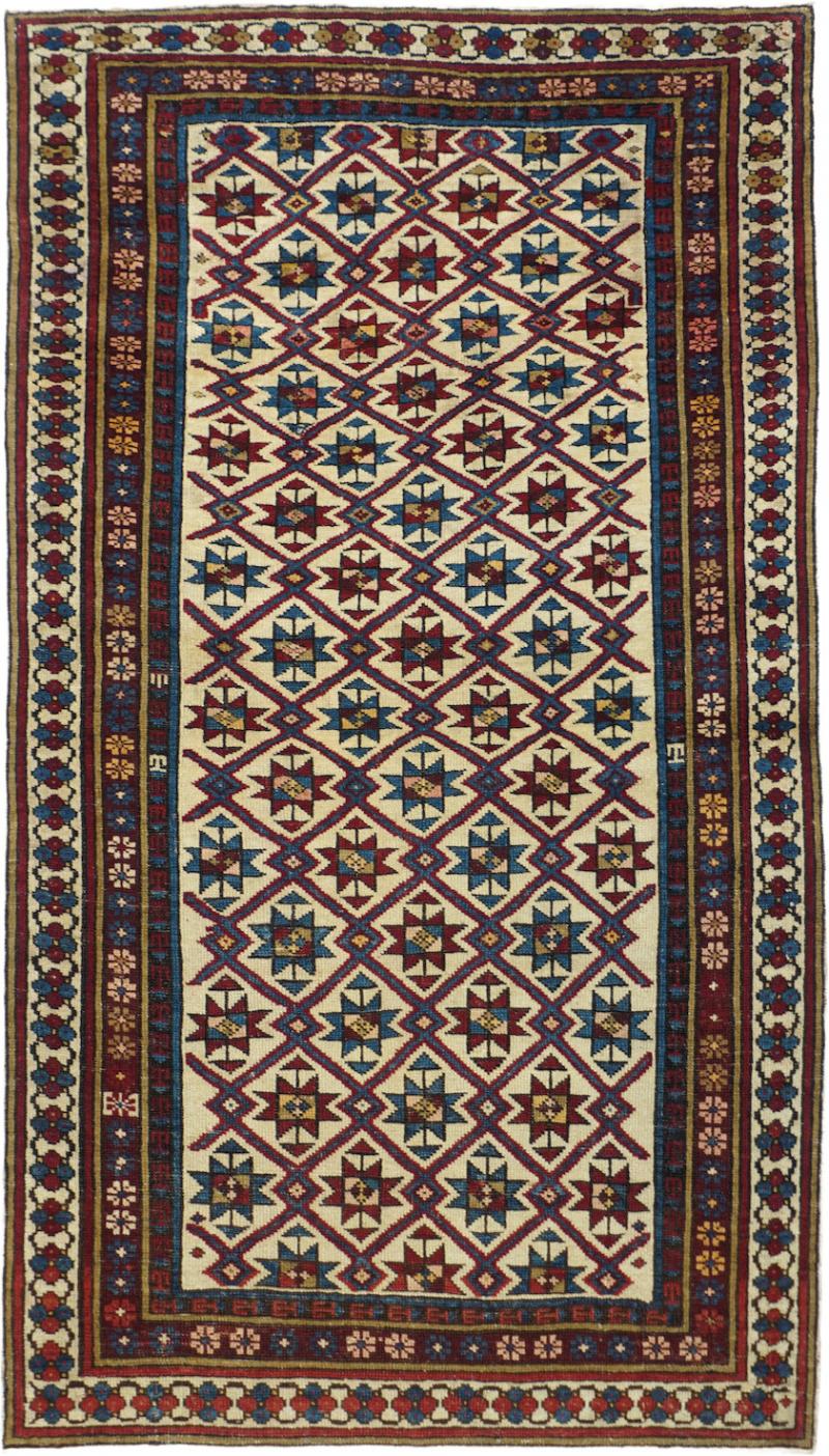 Antique Shirvan Rug 2 6 x 4 5 