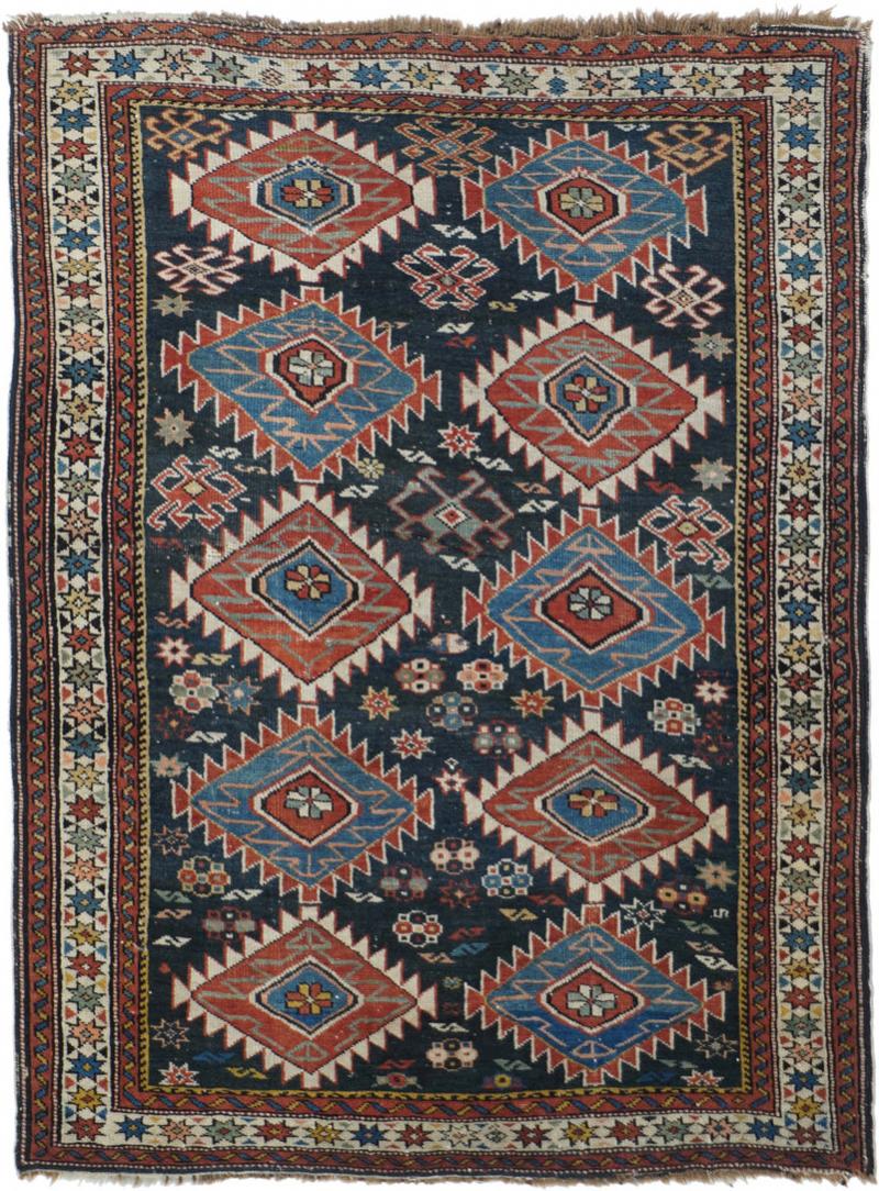 Antique Shirvan Rug 2 9 x 3 9 