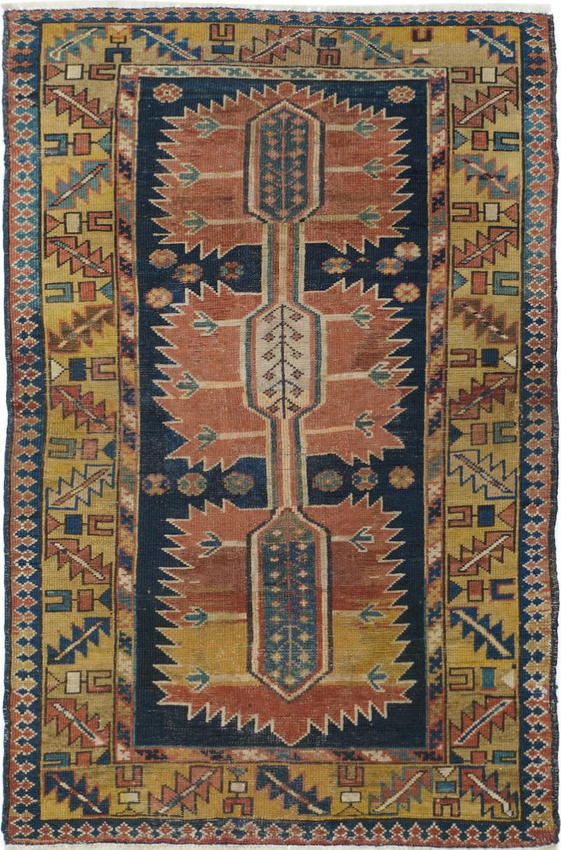Antique Shirvan Rug 26 x 41