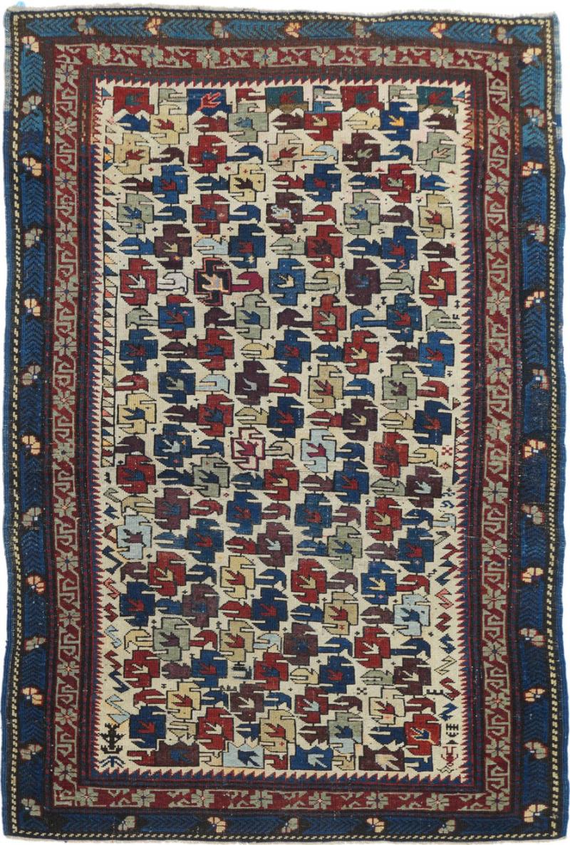 Antique Shirvan Rug 34 x 53