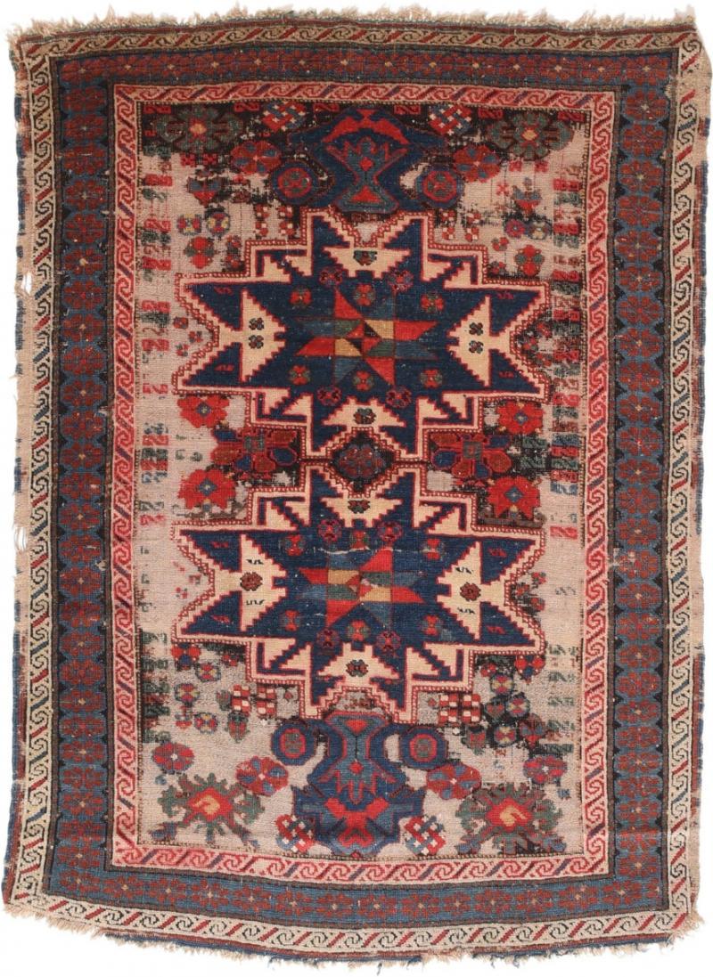 Antique Shirvan Rug 37 x 410