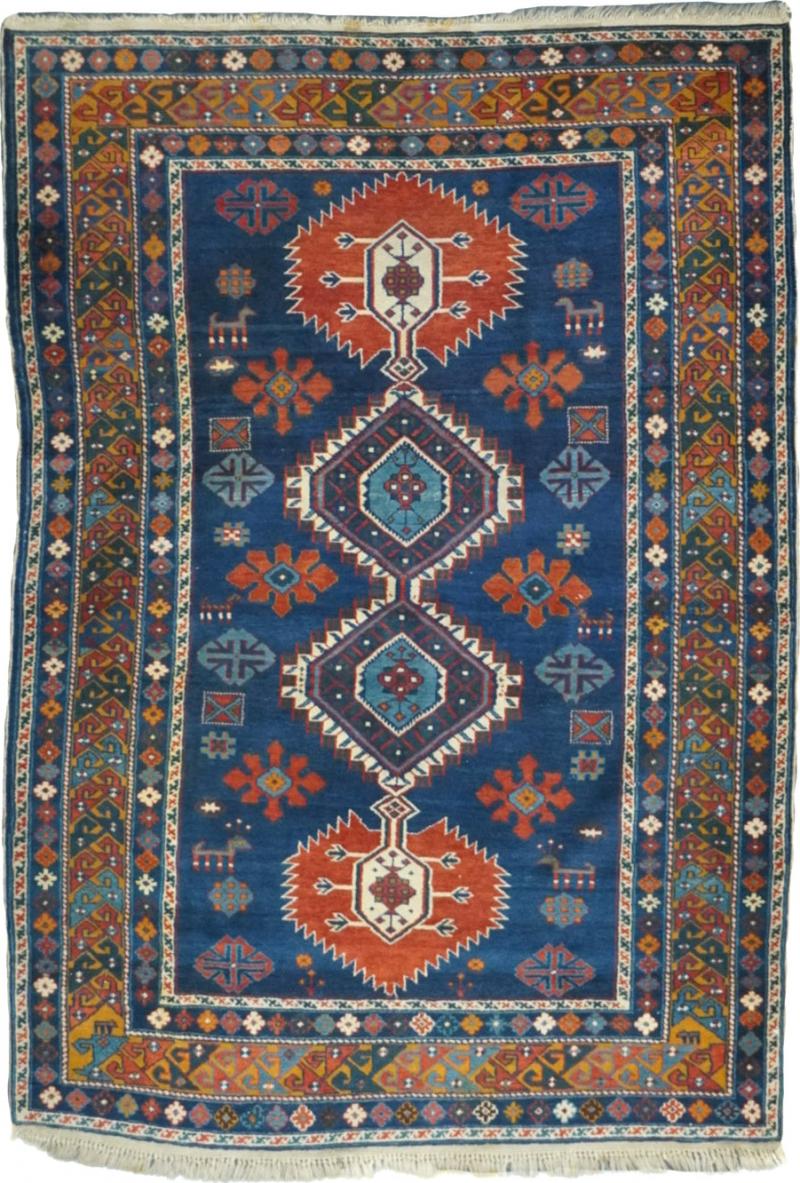 Antique Shirvan Rug 4 2 x 6 0 