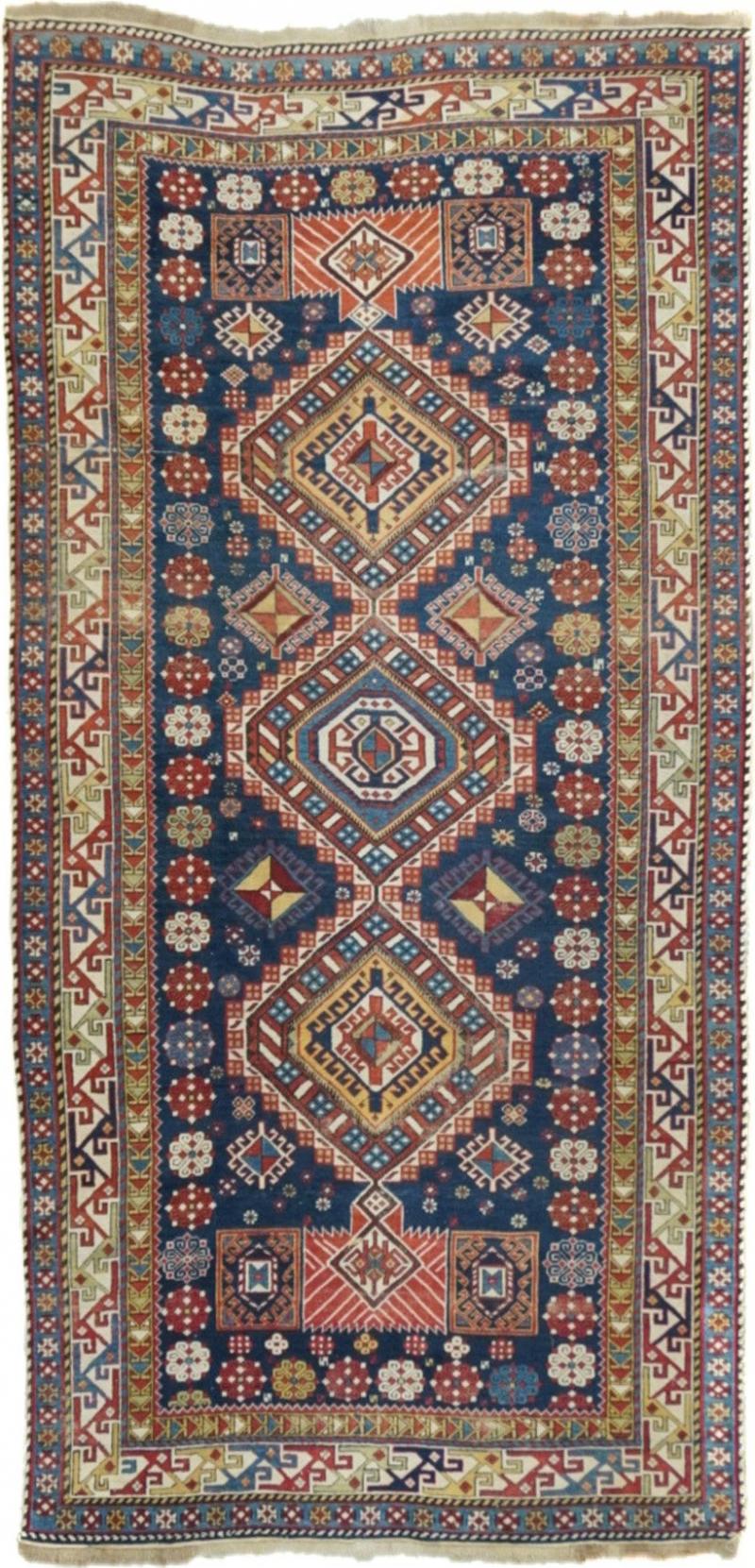 Antique Shirvan Rug 4 5 x 9 0 