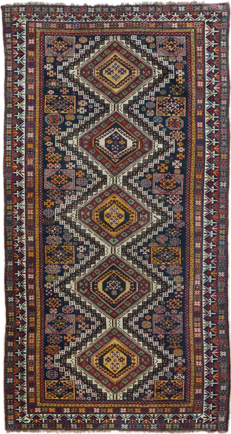 Antique Shirvan Rug 4 5 x 9 0 