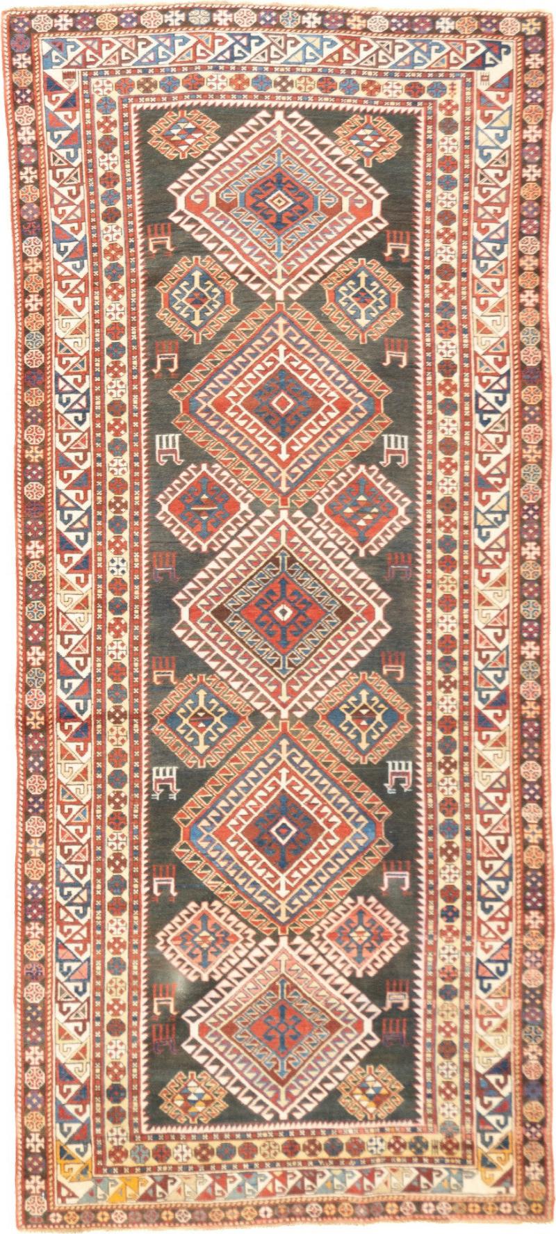 Antique Shirvan Rug 4 x 9