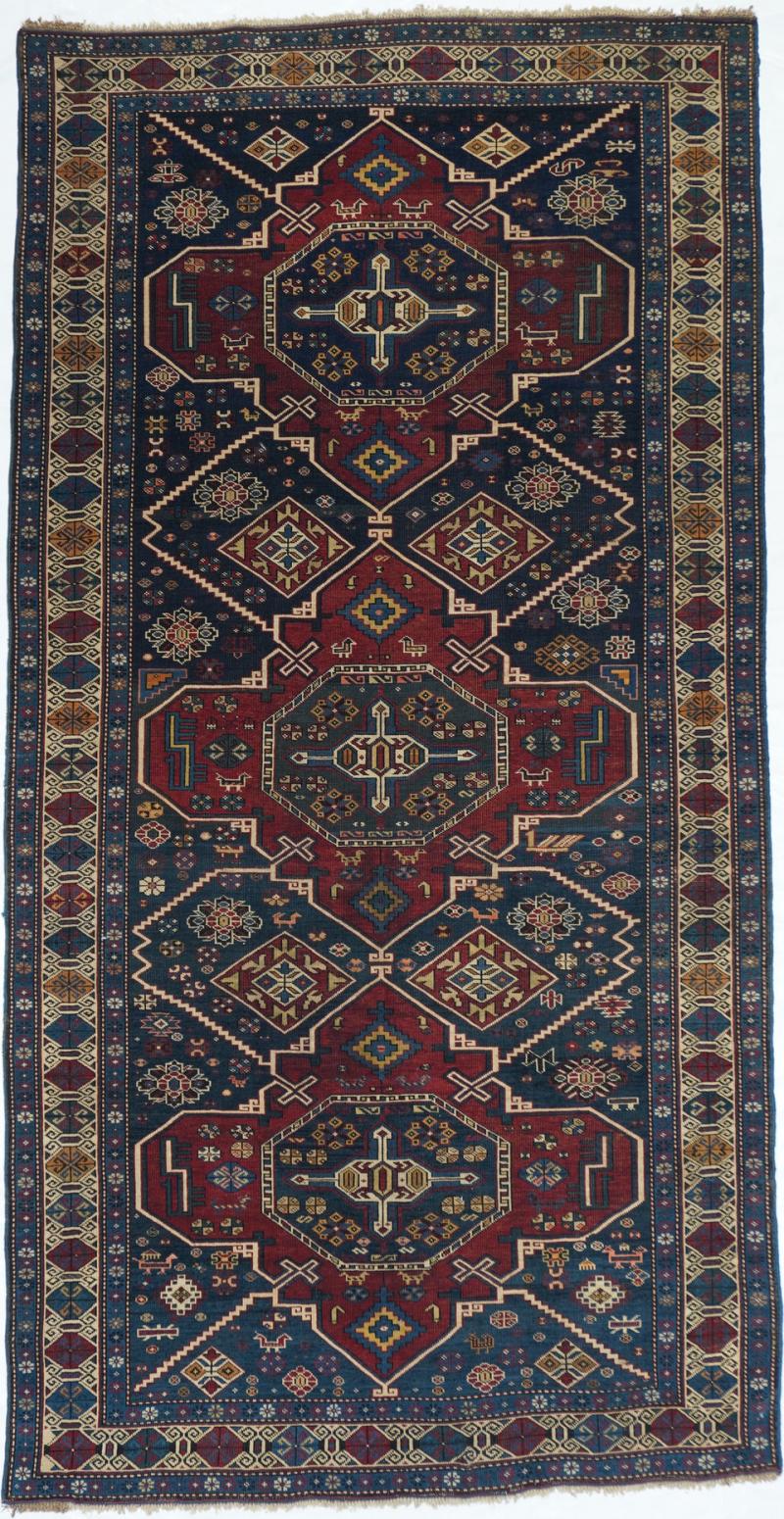 Antique Shrivan Rug 44 x 85