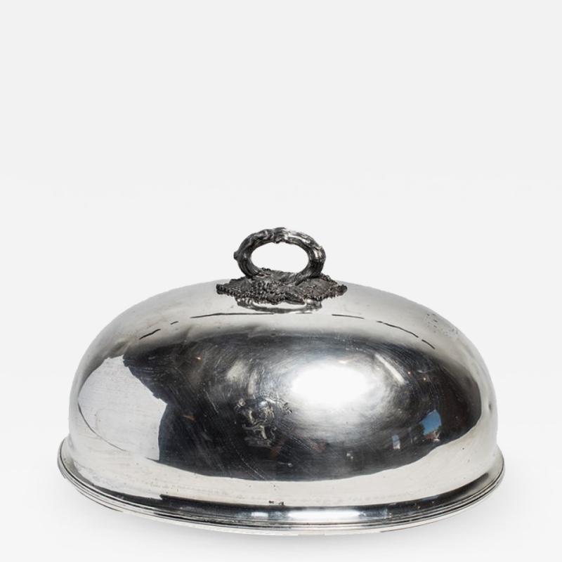 Antique Silver Domed Dish Cover