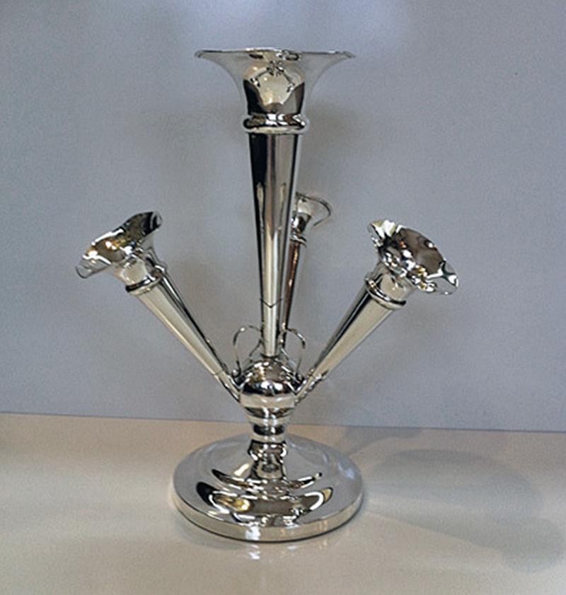 Antique Silver Epergne Centrepiece