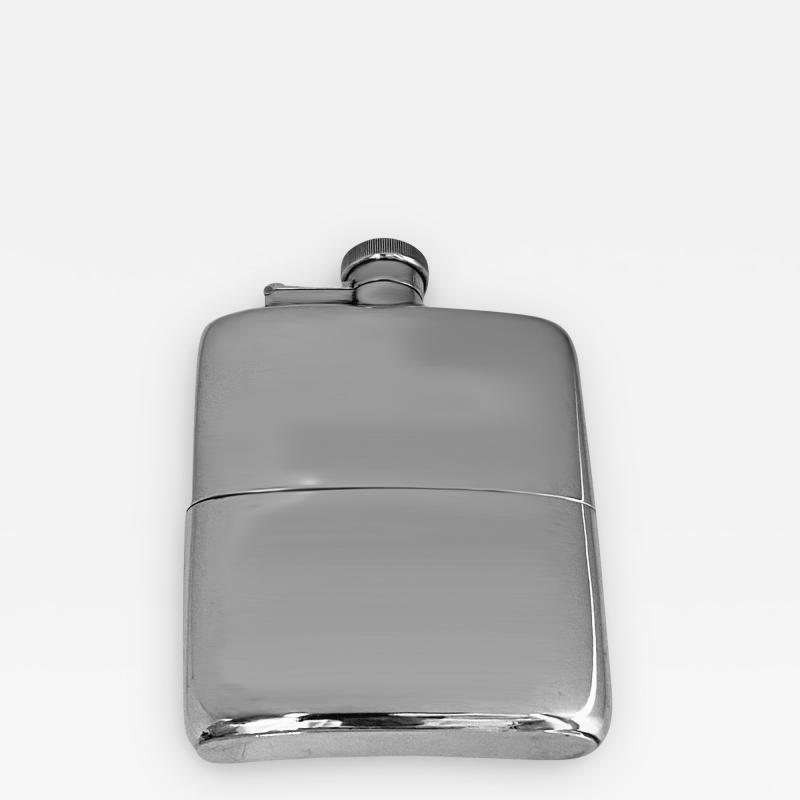 Antique Sterling Silver flask Birmingham 1919 William Neal