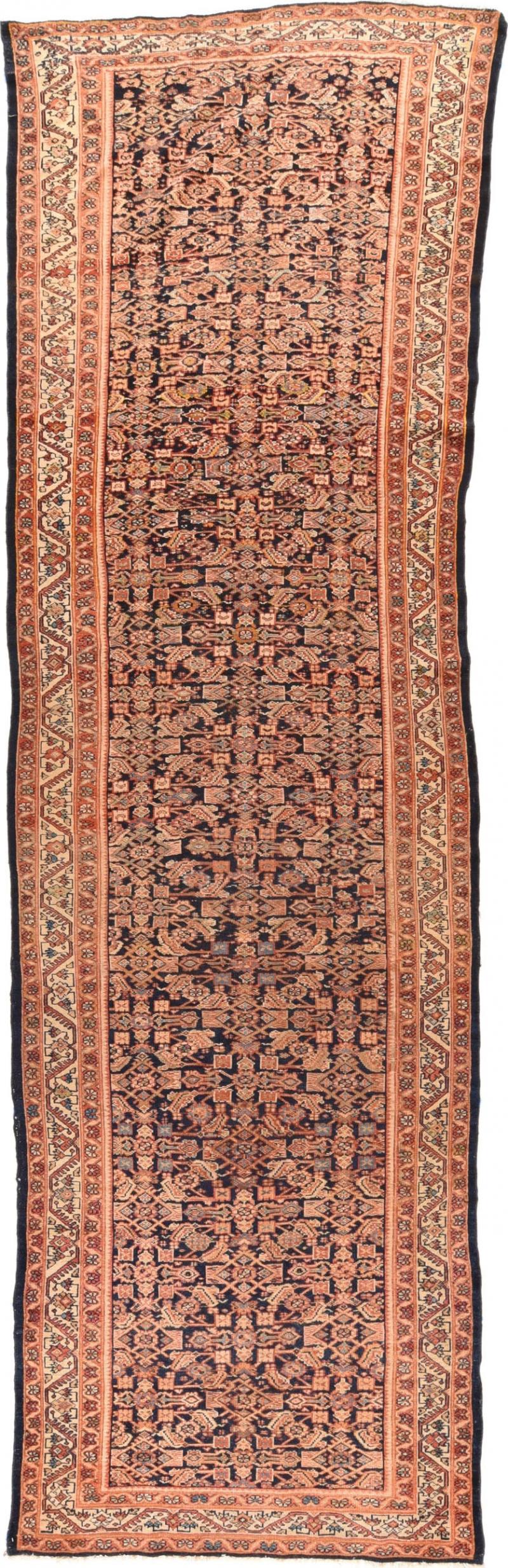 Antique Sultanabad Rug 4 1 x 13 2 