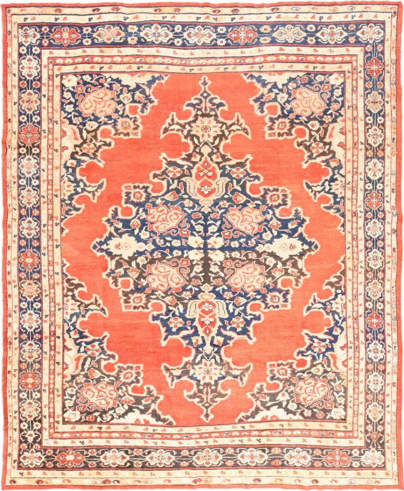 Antique Sultanabad Rug 8 0 x 10 5 