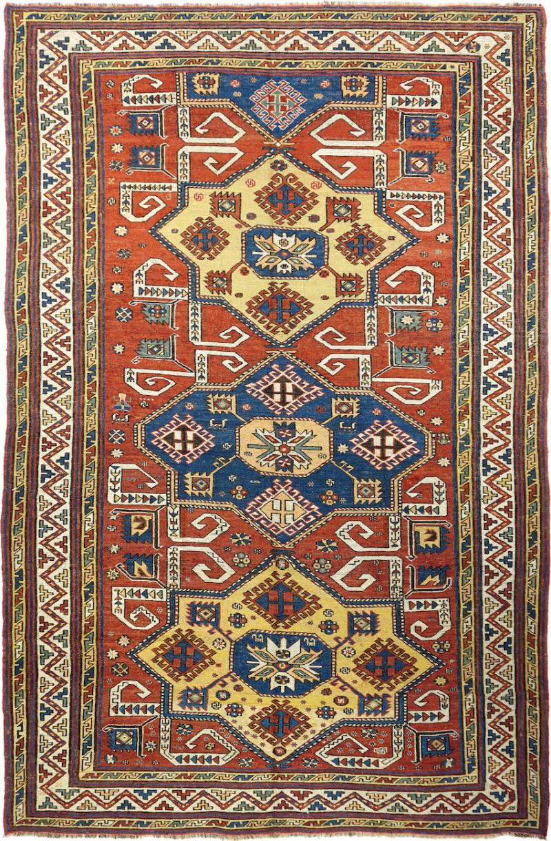 Antique Sumak Rug 47 x 79