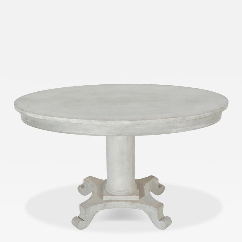 Antique Swedish Oval Painted Center Table circa 1900 1910