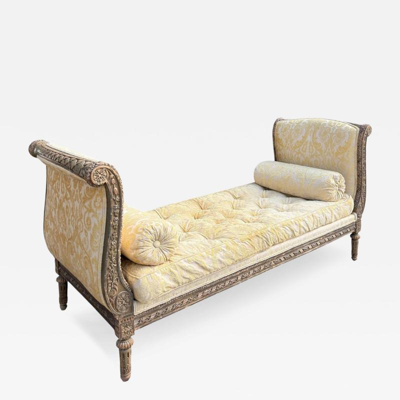 Antique Swedish R camier Style Chaise Daybed Sofa