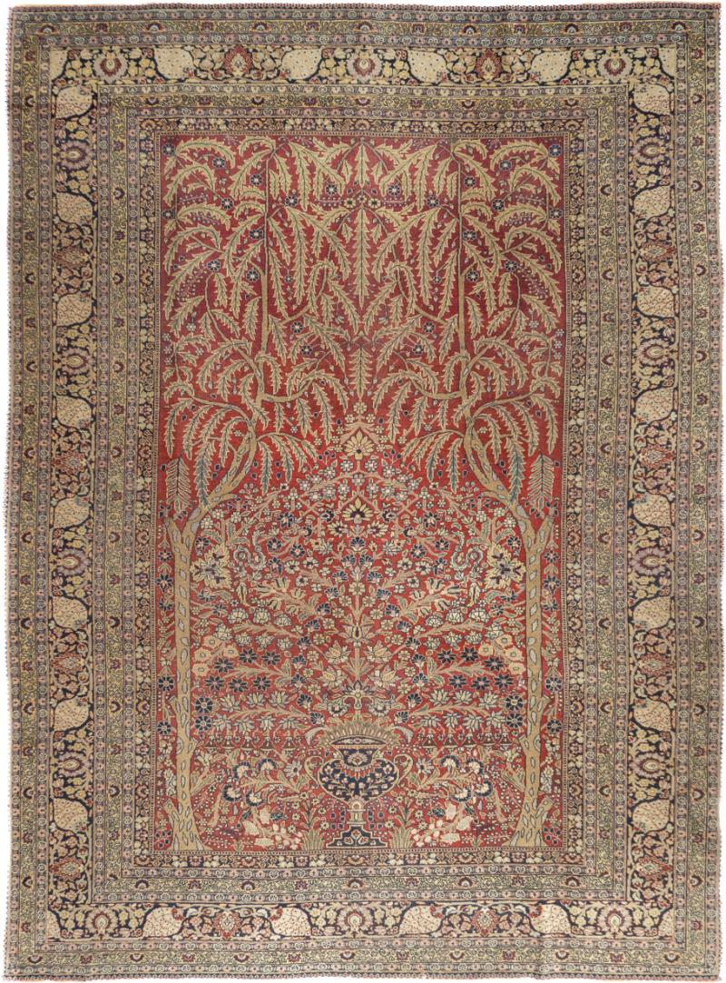Antique Tabriz Rug 8 3 x 11 4 