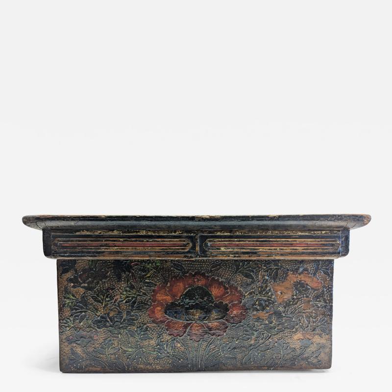 Antique Tibetan Folding Table Tepchog