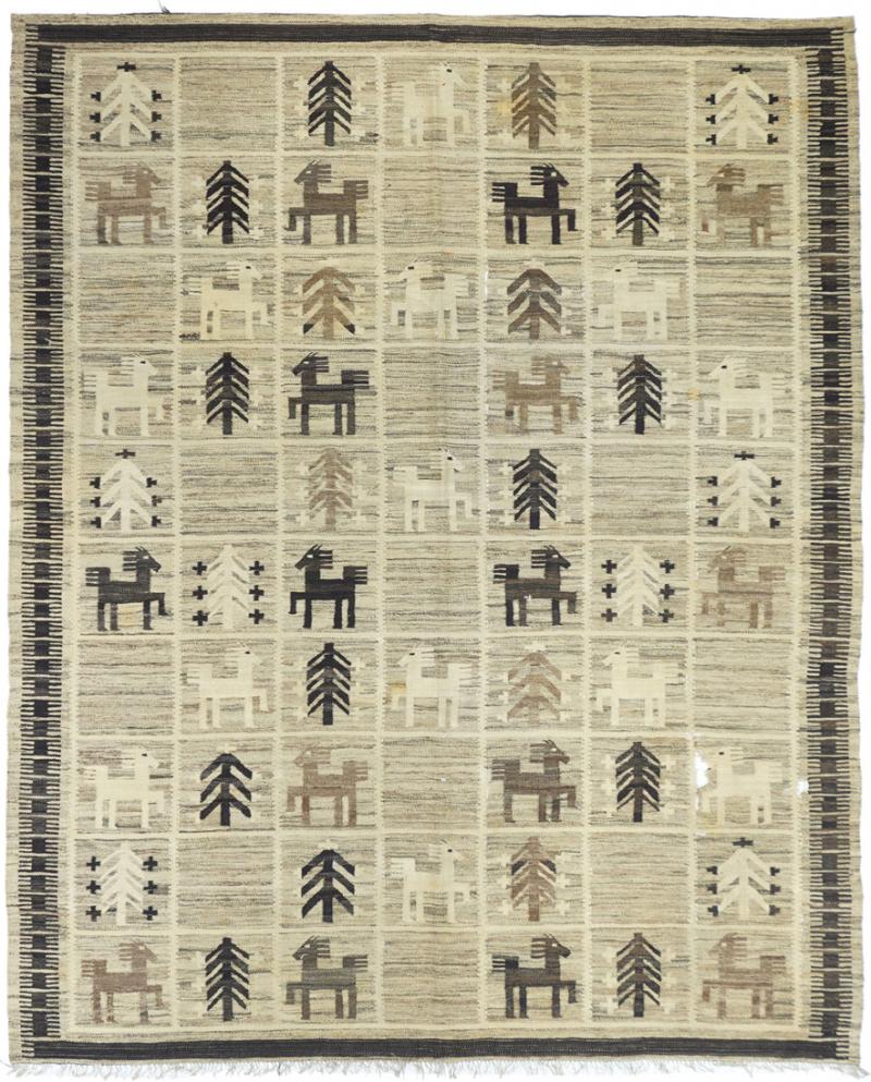 Antique Turkish Kilim Rug 5 7 x 6 10 