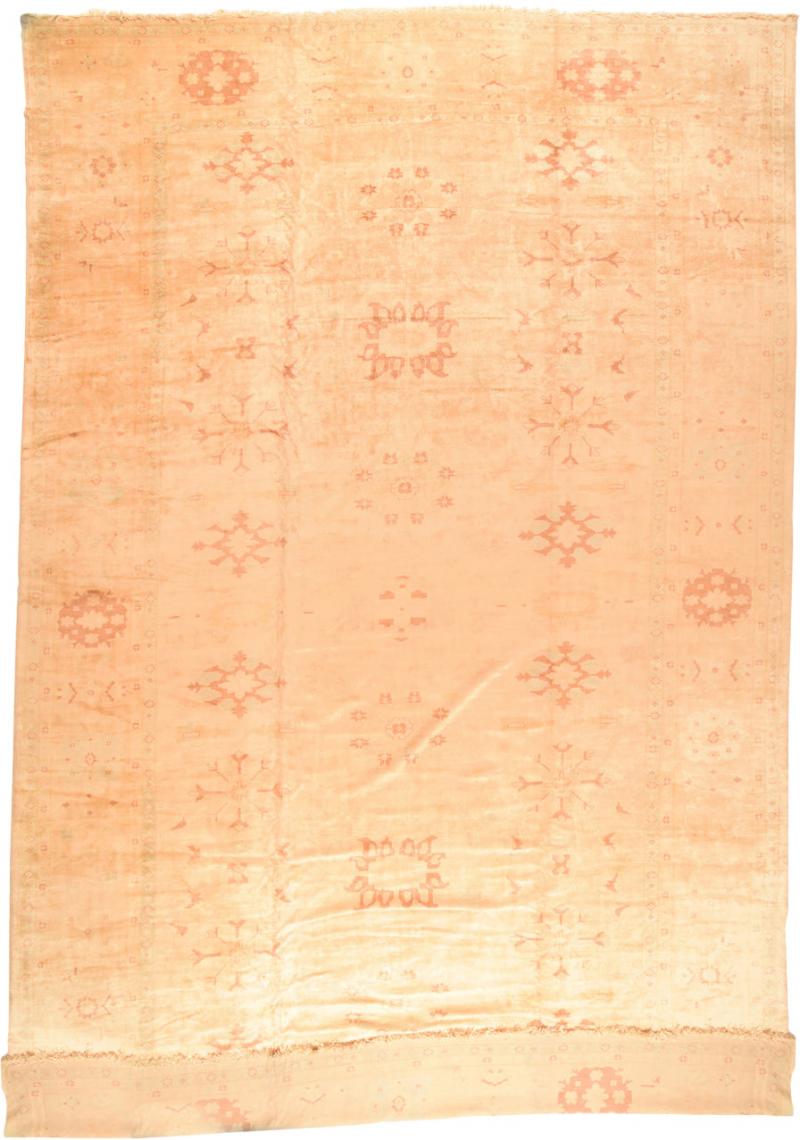 Antique Turkish Oushak Rug 14 0 x 21 0 
