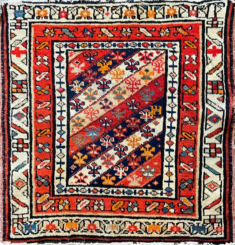 Antique Turkish Oushak Yastik Anatolian Rug Unusual