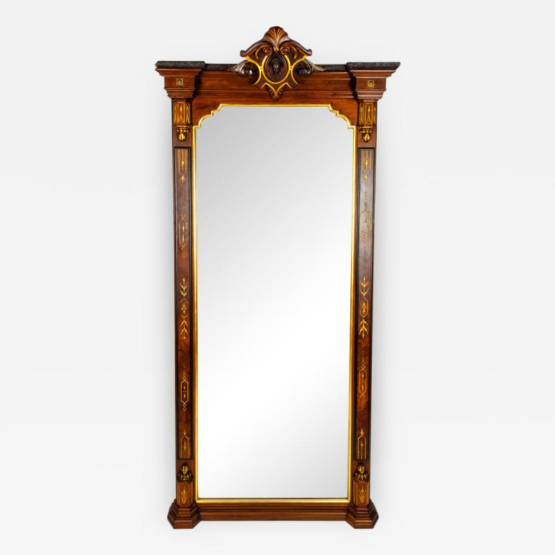 Antique Victorian Pier Mirror