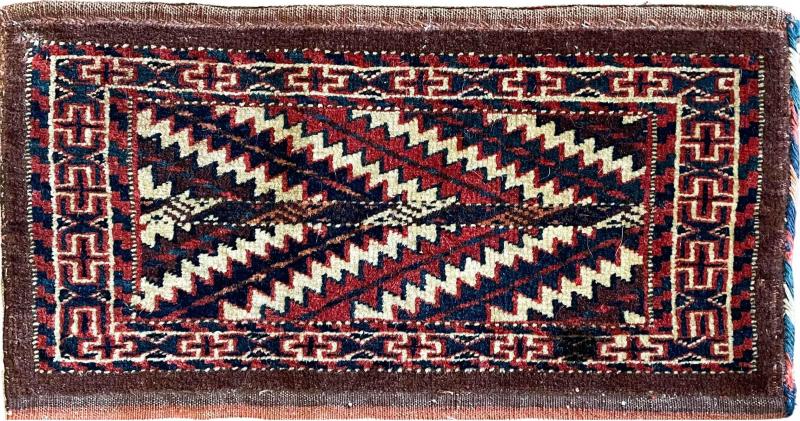 Antique Yomuth Rug Bag Turkoman
