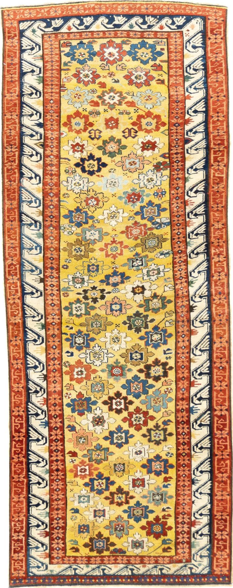 Antique Zeyhour Rug 3 3 x 8 4 