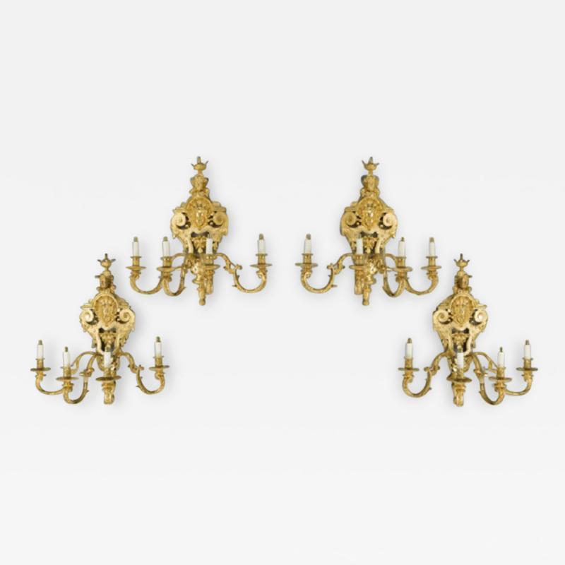 Antique bronze wall lights