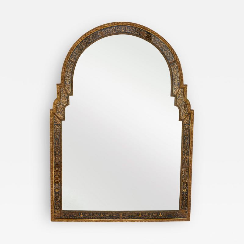 Antique giltwood Louis XIV style mirror