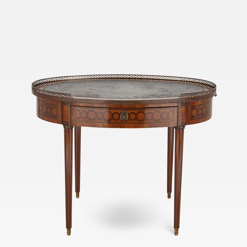 Antique walnut and marquetry writing desk