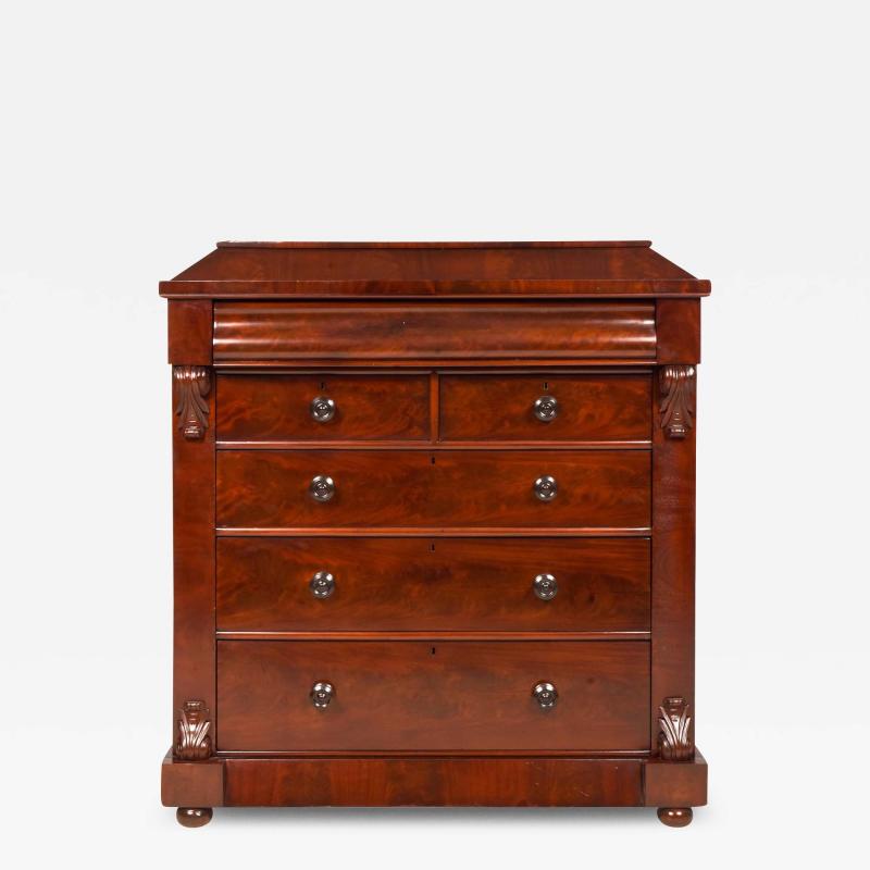 Antiques 19th Century Scottish Mahogany Chest of Drawers