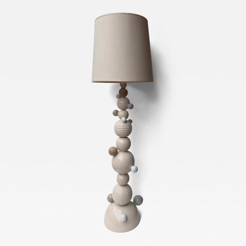 Antonio Cagianelli Contemporary Ceramic Atomo Floor Lamp by Antonio Cagianelli Italy
