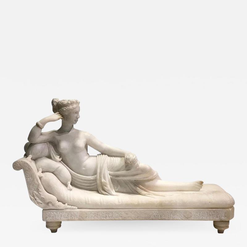 Antonio Canova Grand Tour Model of Pauline Borghese as Venus Victrix after Canova
