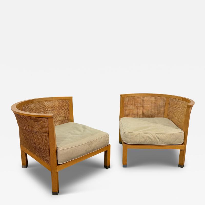 Antonio Citterio Pair of Mozart Lounge Chairs by Antonio Citterio for Flexform Italy