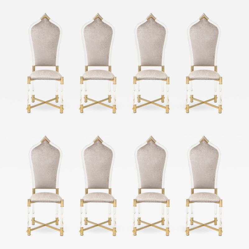 Antonio Pavia Fabulous Rare Set Of Eight Italian Dining Chairs By Antonio Pavia 