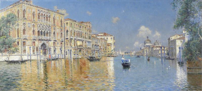 Antonio Reyna Palazzo Barbaro and the Grand Canal